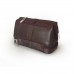 Framed Top Zip Washbag (Dark Brown)